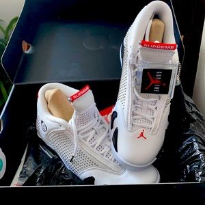 Supreme Jordan basketball leather tennis shoes